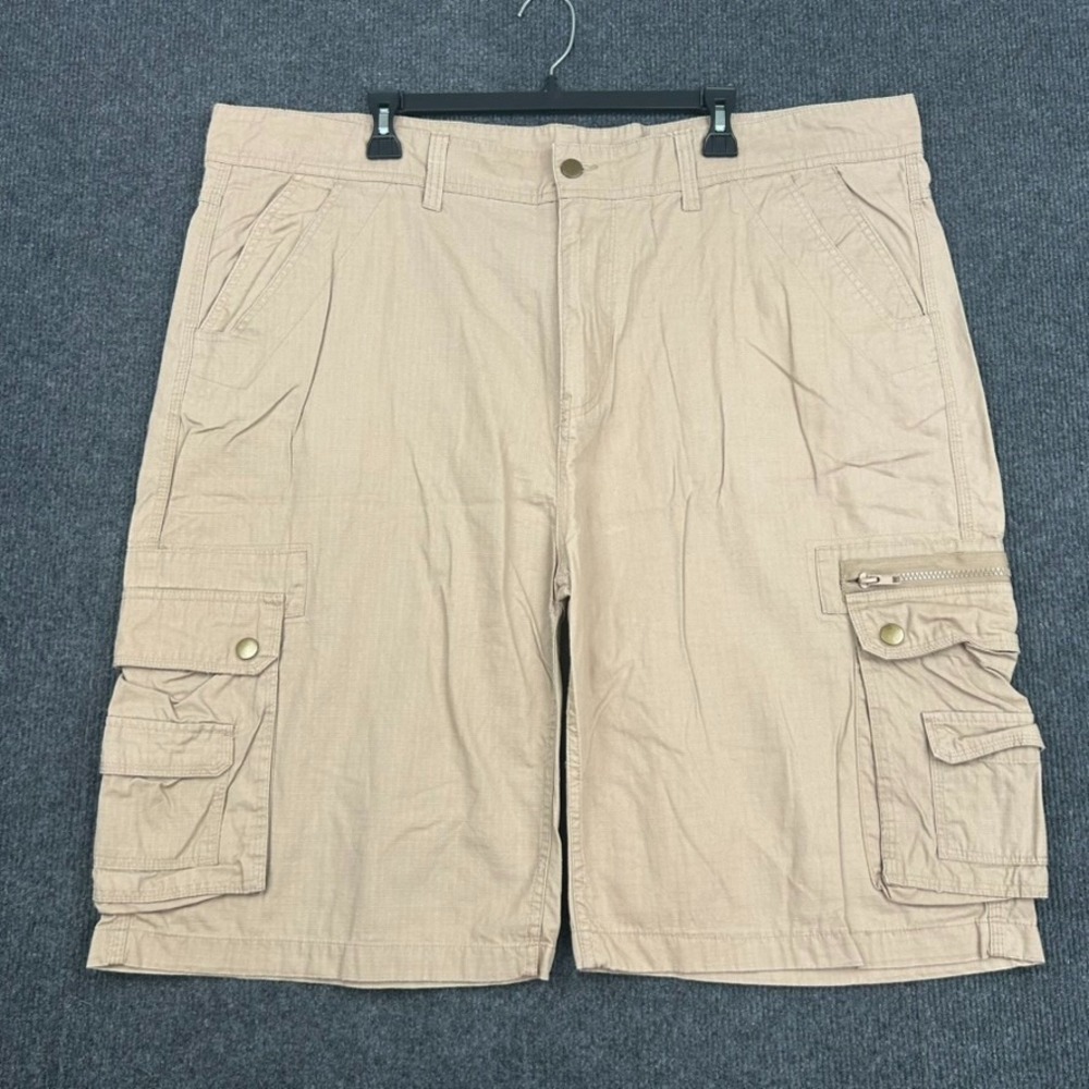 Red Face Men's Cargo Shorts Ripstop Utility Mauve Size 44 Outdoors Hiking